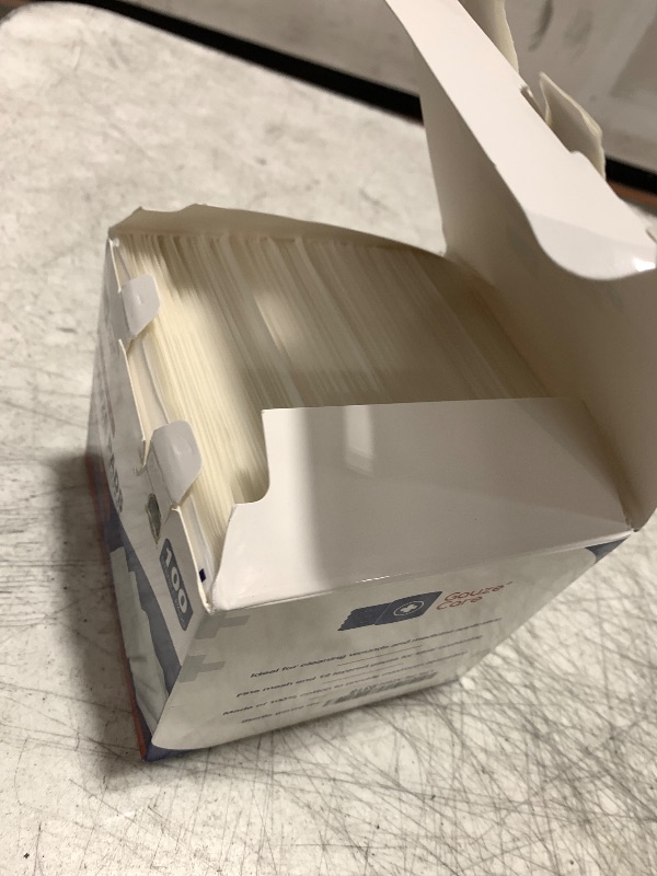 Photo 1 of 100pc Large Sterile Gauze Pads 4x4 Sterile for Wounds Bulk - 12ply Woven Gauze Sponges 4x4 Sterile - USP IV Breathable Mesh 4x4 Gauze Pads Sterile for Enhanced Absorption - First Aid Medical