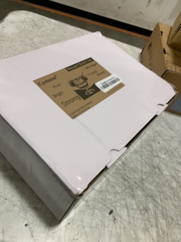 Photo 1 of 10 OZ Glass Dessert Bowls and Spoons Set 12 Pcs, Crystal Ice Cream Bowls for Sundae Salad Snack Candy Fruit Milkshakes Sherbet Trifle Footed Bowl Parfait Glasses Decorative Shrimp Cocktail Cups