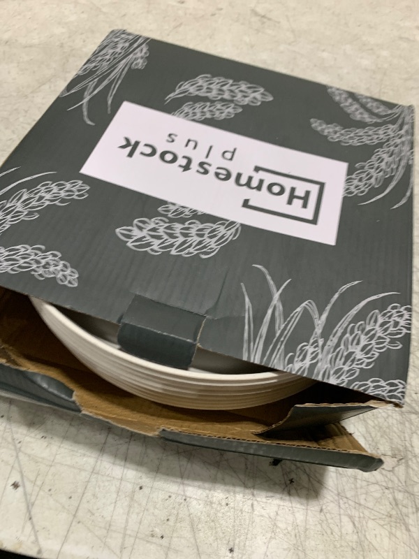 Photo 1 of 10 Inch Plastic Dinner Plates Set of 8, Microwave Safe Wheat Straw Plates, Unbreakable Reusable Plates for Kitchen & Restaurants, Non-Toxic Dishwasher Safe Tableware?Non Ceramic?