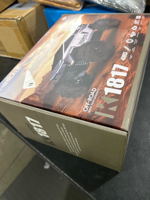 Photo 1 of 1:18 Scale All Terrain Fast RC Car, 40 KPH High Speed 4WD Electric Vehicle with 2.4 GHz Remote Control, 4X4 Waterproof Off-Road Monster Truck with Two Rechargeable Batteries 60 Min Runtime for Boys 8+