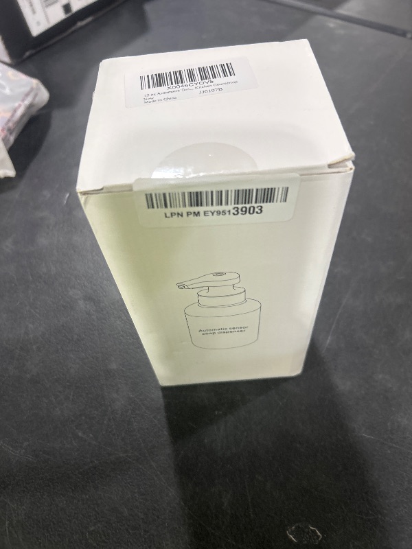 Photo 1 of 12 oz Automatic Touchless Foam Glass Soap Dispenser, Rechargeable Hands Free Liquid Mason Jar Soap Dispenser with Electric Sensor Pump, Refillable Lotion Bottle for Bathroom Kitchen Countertop