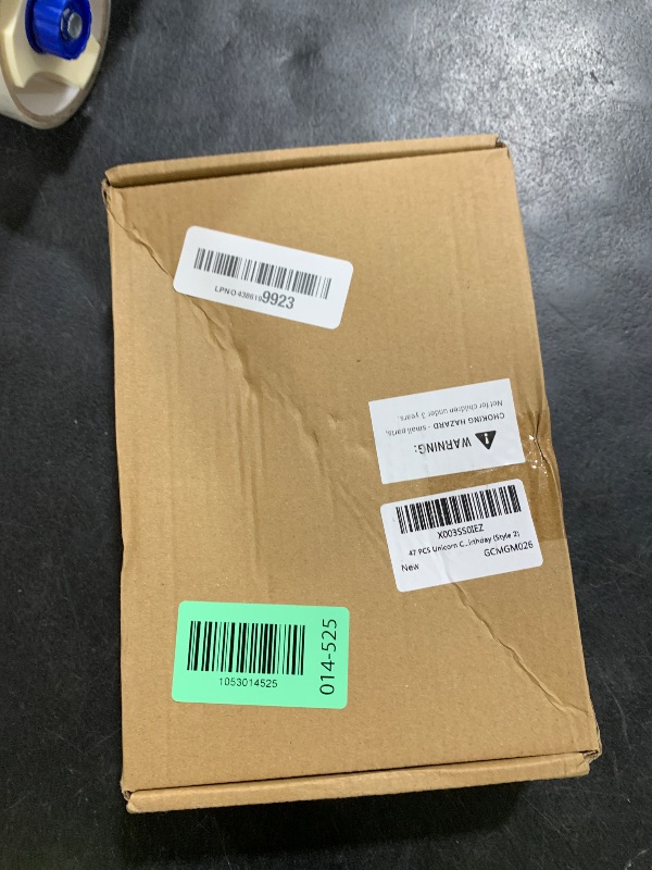 Photo 1 of 47 PCS Unicorn Cake Topper Unicorn Rainbow Cake Decorations with Rainbow Butterflies Unicorn Balls Happy Birthday Cake Decorations for Boys Girls Kids Birthday (Style 2)