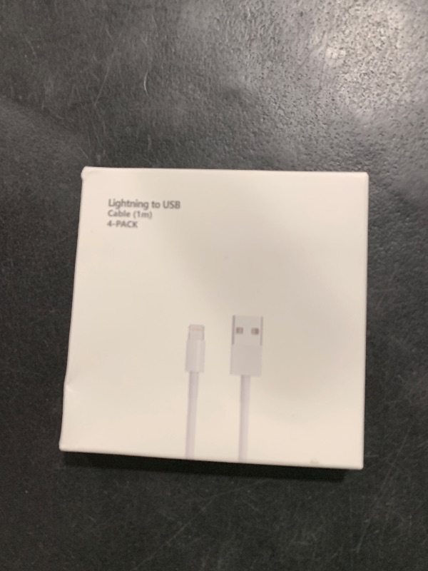 Photo 1 of 4Pack [Apple MFi Certified] Charger Lightning to USB Charging Cable Cord Compatible iPhone 14/13/12/11 Pro/11/XS MAX/XR/8/7/6s Plus,iPad Pro/Air/Mini,iPod Touch