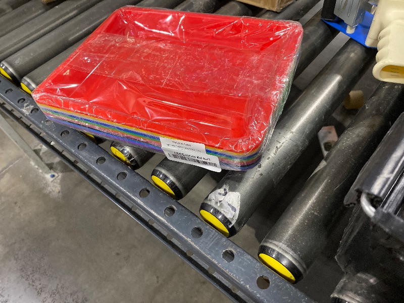 Photo 1 of 10 Pack Multicolor Plastic Art Trays,10 Colors Activity Crafts Tray,Colorful Art Organizer Trays,Art Serving Tray for DIY Projects,Painting,Beads,Home School Crafts