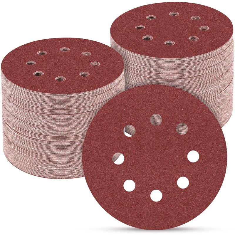 Photo 1 of
POTUINOM 165 PCS 5 Inch Sanding Discs,Round Hook and Loop Sandpaper for Random Orbital Sander 40 60 80 120 150 240 320 400 600 Grit