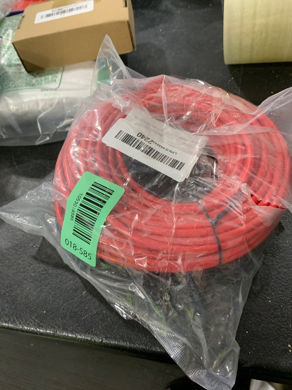 Photo 1 of 12 Gauge Wire (2-Pack Red/Black Each 50 FT), 12AWG CCA, Low Voltage Automotive Primary Harness Wire for Battery, Car Audio, Remote Trailer, Security Alarm, Hook Up Electrical Wires for DIY DC