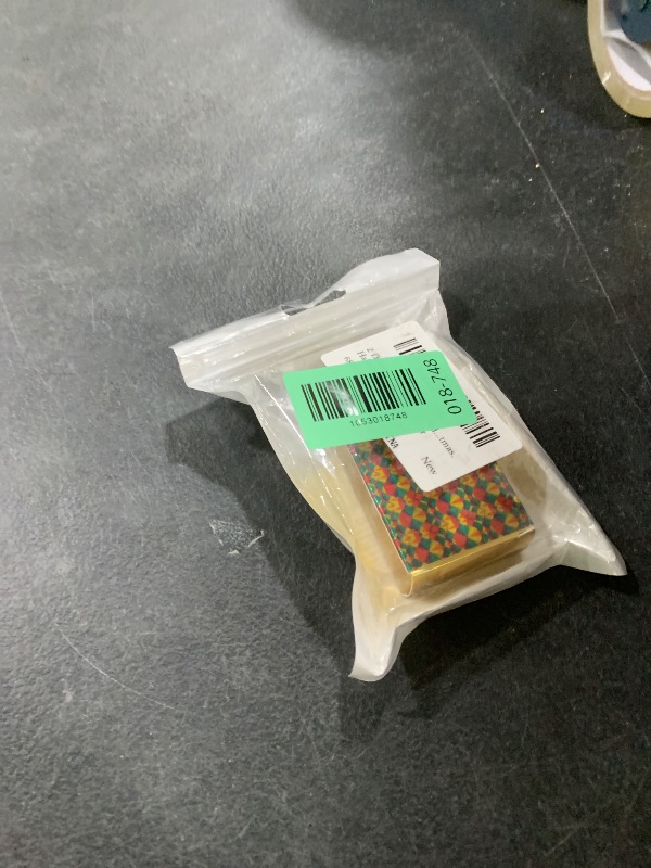 Photo 1 of 2 Decks Mini Playing Cards, Gold Waterproof Playing Cards, Mini Poker Deck for Parties and Games, Party Favor, Tiny Deck of Novelty Party Gift for Christmas, Halloween, New Year, Par