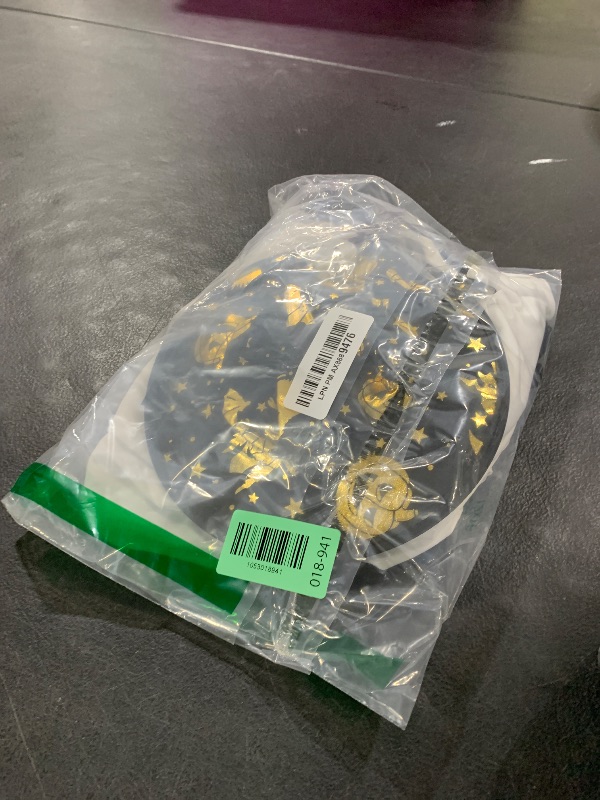 Photo 1 of 3 Packs Halloween Hanging Ghosts Decorations Outdoor Indoor, Spooky Glowing Ghost Witch Hat Striped Stockings High Heels String Lights 3 Modes Patio Yard Front Porch Tree Party(Contains 18 Batteries)