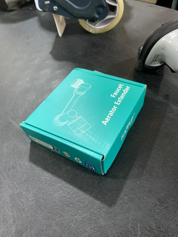 Photo 1 of 1080°Swivel Faucet Extender, Sink Water Faucet Aerator Extension in Brass, Swivel Robotic Arm Bathroom Faucet Extender, Kitchen Rotating Extension Filter with 2 Mode Splash