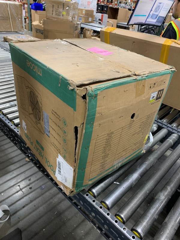 Photo 1 of MICOE 17000 BTU Energy Efficient Electric Pool Heater - for Above Ground Pools Up to 15ft (8/11/15ft) & 5,000 Gallons, Ultra Quiet 50dB, 110V/120V with Easy Install Kit