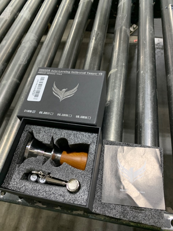 Photo 1 of KNODOS 51.5mm Coffee Tamper for La Pavoni Post Millenium Models Spring-Loaded 30lbs Tamper Tool Espresso Machine Accessories Includes Gift Box