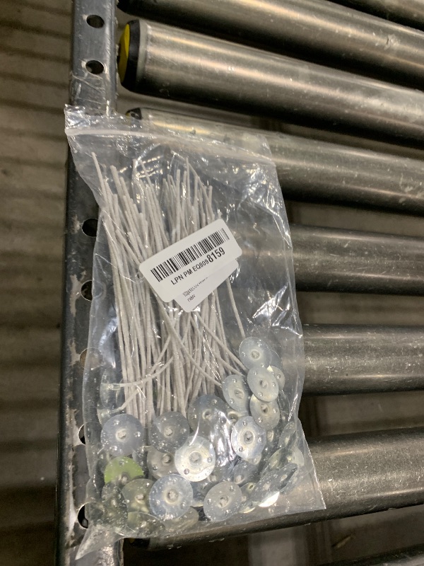 Photo 1 of 100pcs ECO 2 Wicks for Soy Candles, 6 inch Pre-Waxed Candle Wick for Candle Making,Thick Candle Wick with Base