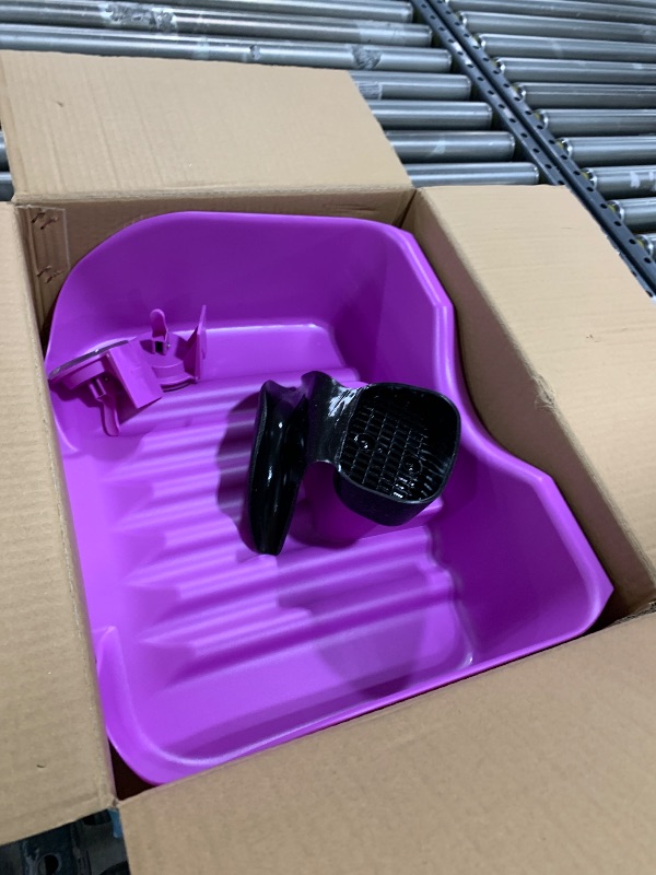 Photo 1 of Portable Shampoo Basin for Kids, Baby, Children,Tear Free Hair Washing Basin Tray at Home (Purple)