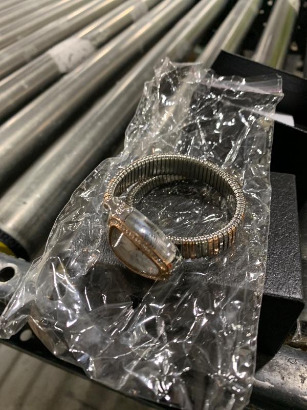 Photo 1 of Gosasa Stylish Women's Snake Shape Bangle Watch Unique Design Snake Coil Elegant Dress Diamond Bracelet Ladies Quartz Wristwatch with Roman Numerals Dial