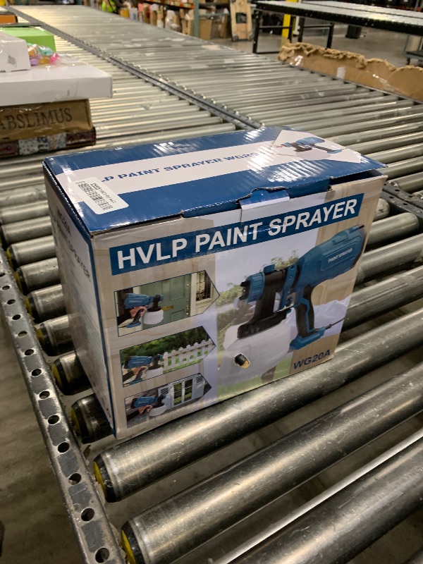 Photo 1 of Paint Sprayer, 700W HVLP Spray Gun with 4 Brass Nozzles & 3 Patterns, Paint Gun with Adjustable Spray Width