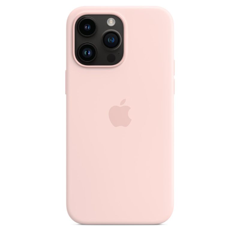 Photo 1 of Apple iPhone Silicone Case with MagSafe and Camera Control: Lightweight Phone Case, Light Pink (for UNKNOWN IPHONE MODEL)