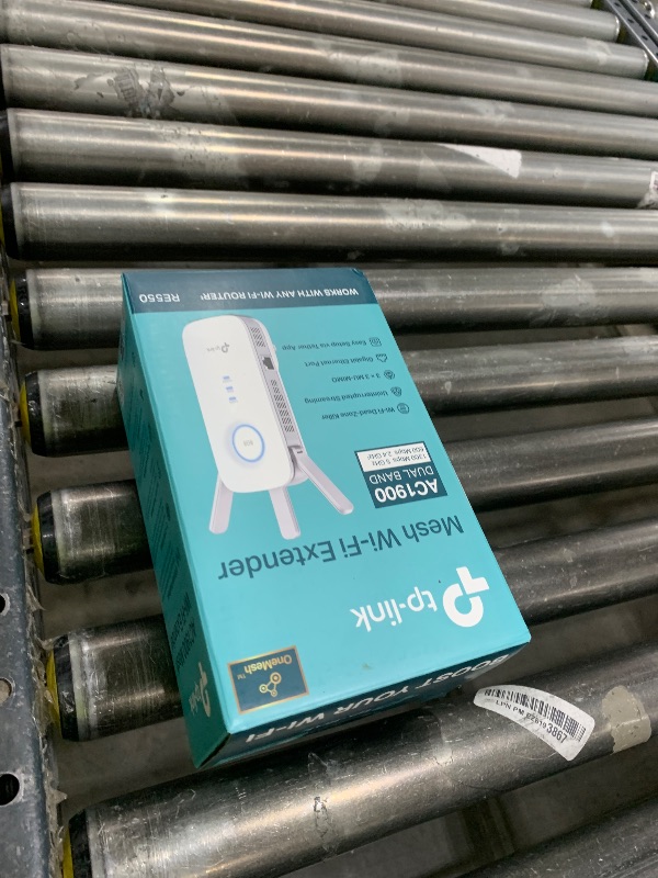 Photo 1 of TP-Link AC1900 WiFi Range Extender RE550 | Dual-Band Wireless Repeater Amplifier w/Gigabit Ethernet Port | Up to 2200 Sq. Ft., 32 Devices