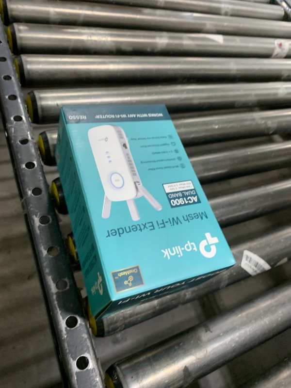 Photo 1 of TP-Link AC1900 WiFi Range Extender RE550 | Dual-Band Wireless Repeater Amplifier w/Gigabit Ethernet Port | Up to 2200 Sq. Ft., 32 Devices | Internet Signal Booster | APP Setup | EasyMesh Compatible