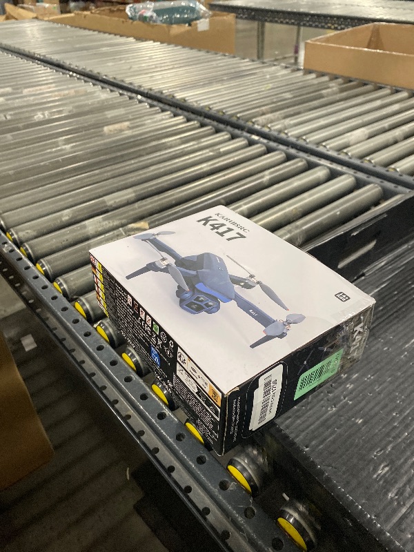 Photo 1 of K417 Drone with Camera 1080P HD,Blue LED Lights AI Drones,90° Electric Adjustable with 2 Cameras for Adults,FPV Transmission,Remote Control Quadcopter with Altitude Hold for Beginners,Carry Case