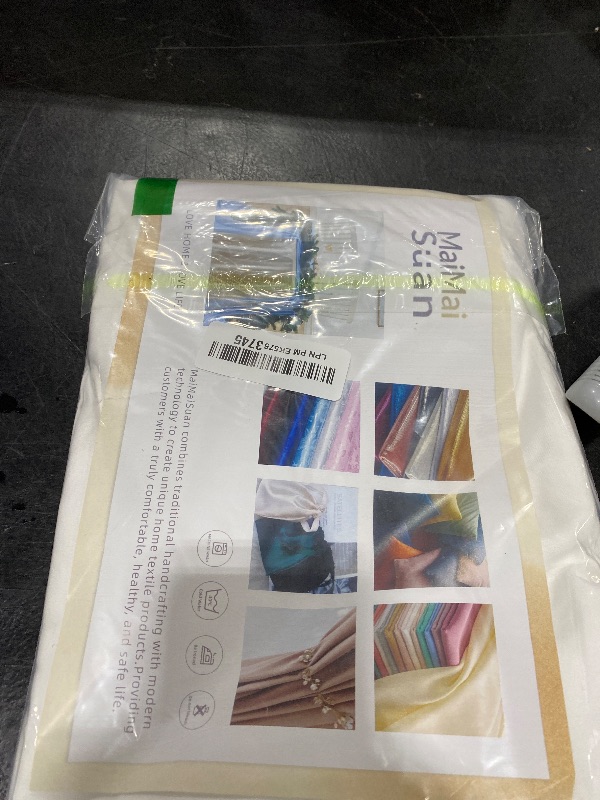 Photo 1 of 1 Piece Body Pillowcase 20x54 Inches, Microfiber White Ruffle Pillowcases, Soft Breathable and Non Shrinking Envelope Body Pillow Case