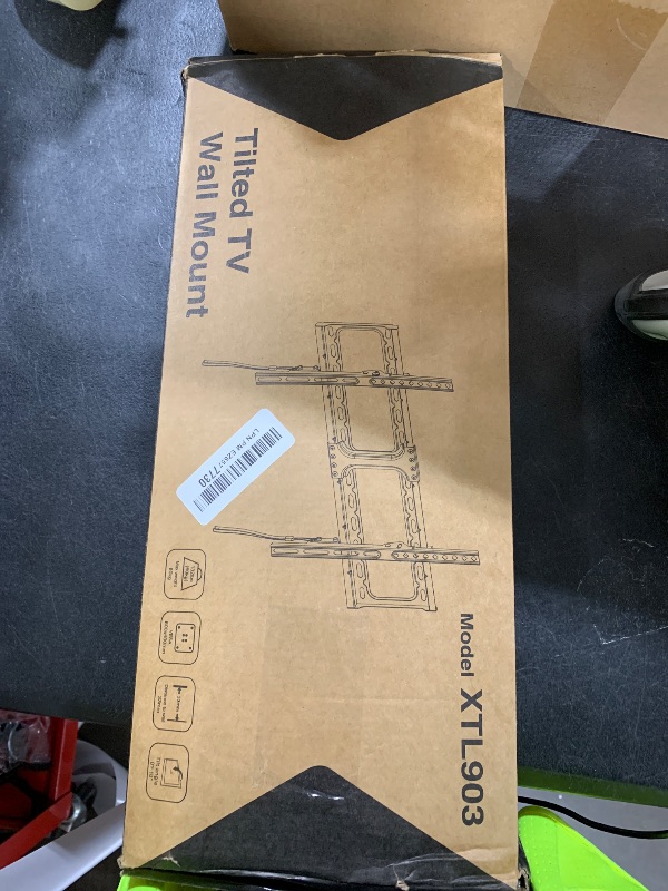 Photo 1 of IWORKBORAD 55 65 75 85 inch Tilting TV Wall Mount for 32-90 '' TVs, Low Profile TV Mount Bracket, Safe Lock & Quick Release, Max VESA 600x400mm, 24 inch Studs,132 lbs, Fit Most 55+ 75+ 85+ 86 TVs