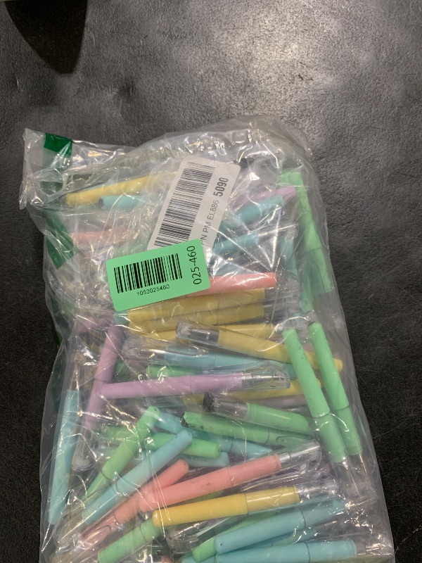 Photo 1 of Sayglossy 200 Pack Pocket Mini Pen Bulk 0.5mm Gel Pen Fine Point 4.16 Inch Pocket-sized, Quick-dry Smooth Writing for Journaling, Notebooks, Planner, Office Supplies(Macaron Color)