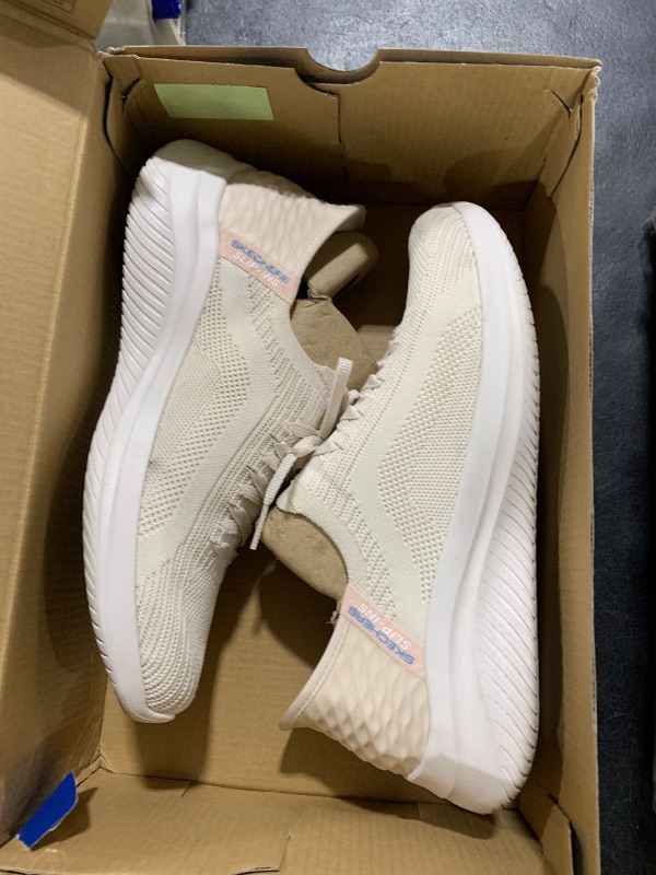 Photo 1 of Skechers Women's Hands Free Slip-ins Ultra Flex 3.0-Brilliant Path Sneaker, Natural=NAT, 8.5