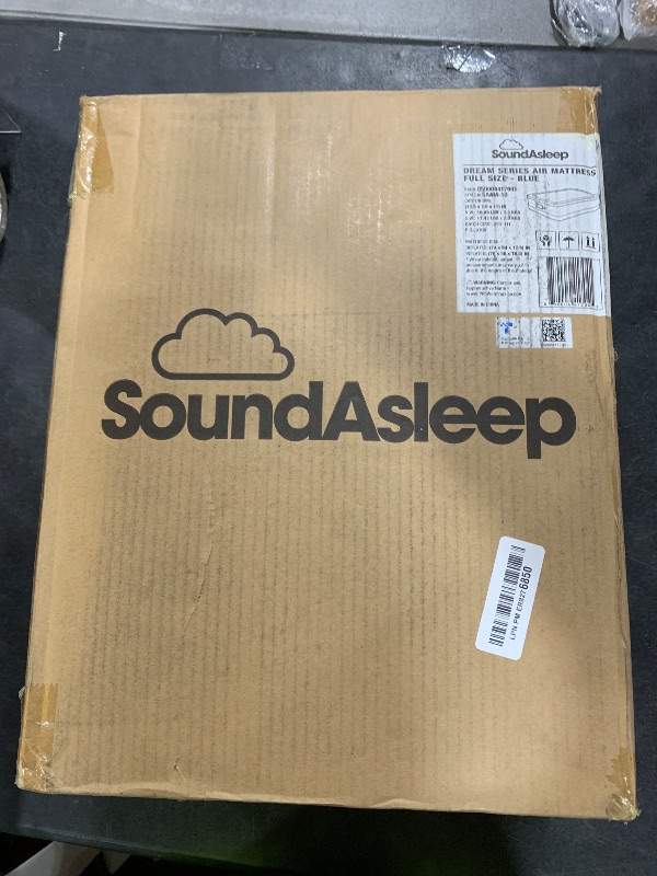 Photo 1 of SoundAsleep Products Dream Series Luxury Air Mattress, ComfortCoil Technology, Built-in High Capacity Pump for Home, Camping- Double Height, Adjustable, Inflatable Blow Up, Portable (Full Size)