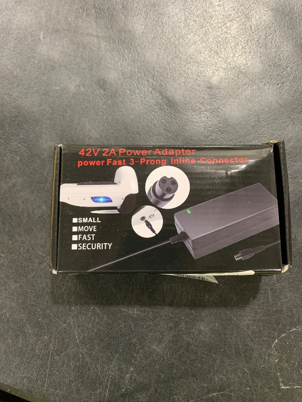Photo 1 of EVAPLUS 42V 2A Fast Charger with 3-Prong 0.31" Plug | for 36V Lithium Batteries- Compatible with Pocket Mod, Sports Mod, Electric Scooters