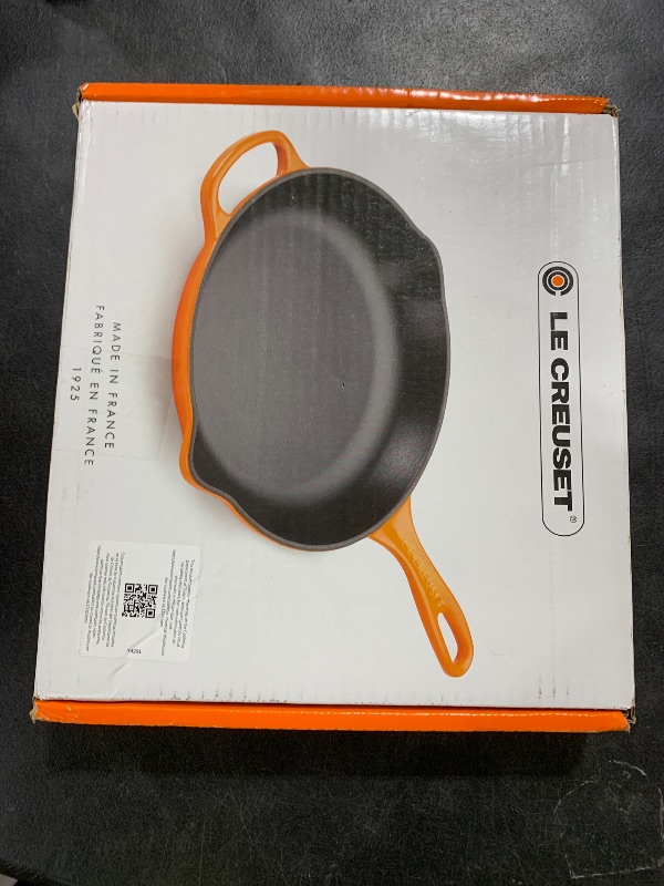 Photo 1 of Le Creuset Enameled Cast Iron Signature Iron Handle Skillet, 6.33", Cerise