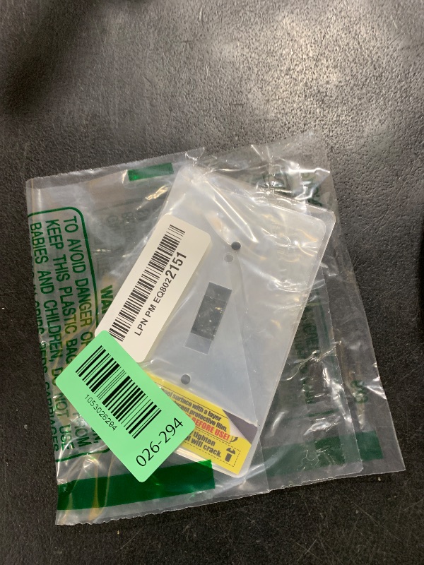 Photo 1 of 1 Pcs Mirror Light Switch Wall Plate Durable Switch Covers Acrylic Mirrored Decorative Wall Plates For Electrical Outlets Single Toggle