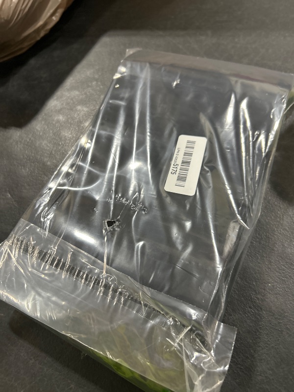 Photo 1 of 100 Pack Smell Proof Bags, Resealable Mylar Bag with Clear Window, Foil Pouch Stand-up for Food Self Sealing Storage, Scratch Resistant Hand Storage. (Black, 7×10 inch)