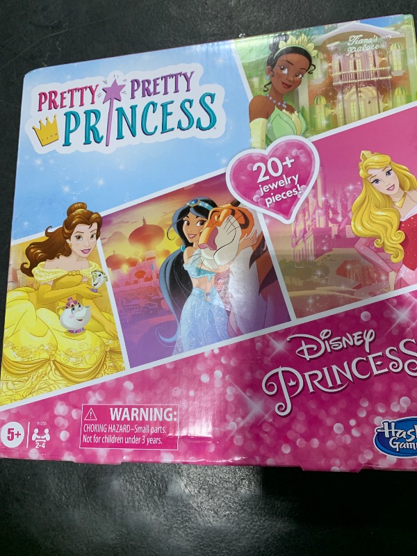 Photo 1 of Hasbro Gaming Pretty Pretty Princess: Edition Board Game Featuring Disney Princesses, Jewelry Dress-Up Game for Kids Ages 5 and Up, for 2-4 Players (Amazon Exclusive)