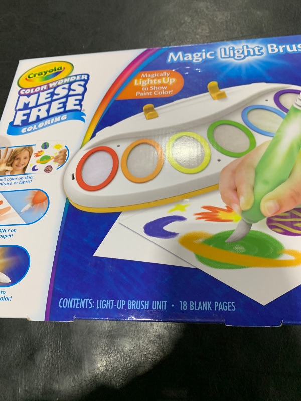 Photo 1 of Crayola Color Wonder Magic Light Brush, Mess Free Painting Station for Kids, Toddler Toys & Activities, Holiday & Christmas Gifts for Kids, Ages 3+