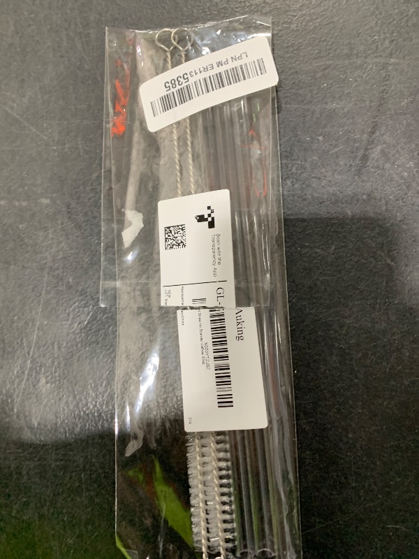 Photo 1 of Replacement Straw Compatible with Stanley Iceflow 30oz Flip Tumbler, Reusable Clear Drinking Straws with Straw Cleaner Brush (Fit Iceflow Original Lid,Not fit for Stanley Iceflow 2.0 30oz Cups)