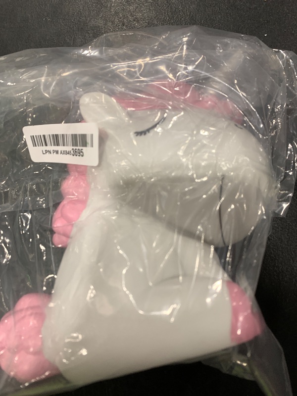 Photo 1 of LANKIN Unicorn Piggy Bank for Girls,Plastic Coin Bank,Unbreakable Money Bank with Mouth,Cute Pink Piggy Bank for Kids,First Money Box for Adults,Best Birthday Gifts Home Decoration