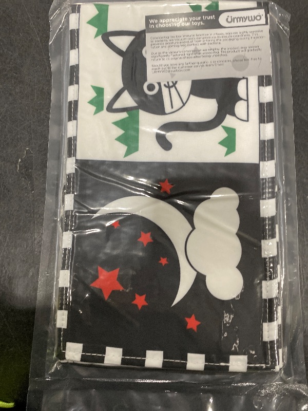 Photo 1 of URMYWO Black and White Baby Toys, Tummy Time High Contrast Newborn Toys 0-3 Months, Soft Baby Book, Visual Stimulation Montessori Sensory Infant Toys 0-6-12 Months, Shower Gift for Boys Girls