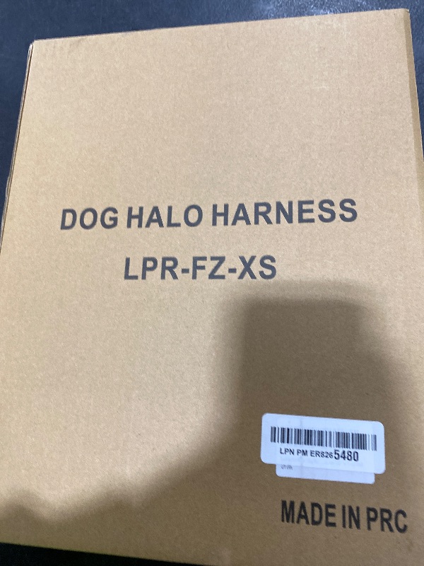 Photo 1 of LetPetRun Blind Dog Halo Harness, Protective Collar and Guiding Device for Blind Dogs, Adjustable Confidence-Building Harness, Safe Navigation Aid for Pets (XS)