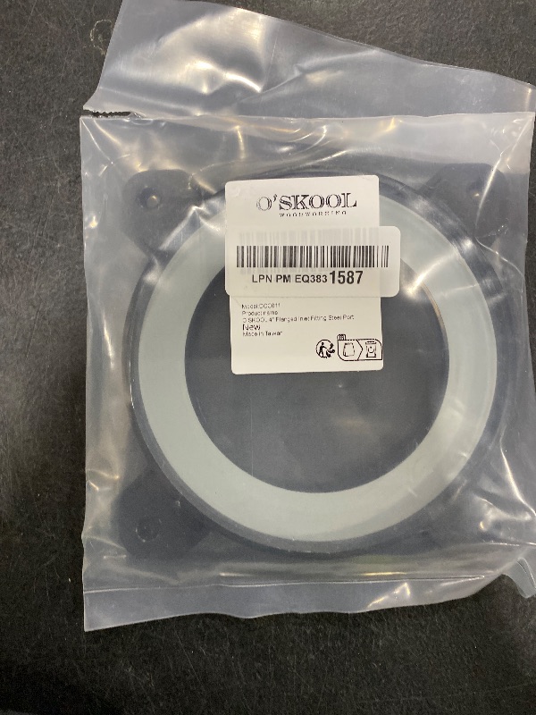 Photo 1 of O'SKOOL Dust Connection 4" Flanged Inlet Fitting Steel Port for 4-inch Magnetic Dust Collection Coupler (Magnetic Port is not Included)