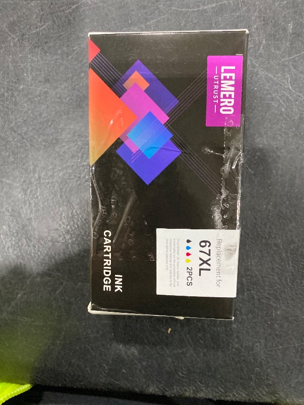 Photo 1 of 67XL Ink Cartridges Black/Color Combo Pack Replacement for HP Ink 67 67XL HP Printer Ink for DeskJet 2755e 2855e 2700 2800e 4100 4255e 4155e 2700e 2734e Envy 6055e 6000 6455e 6400 Printer Ink HP 67