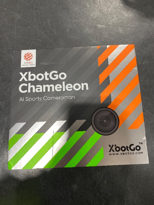 Photo 1 of XbotGo Chameleon AI Auto Sports Action Camera - 4K 60FPS Soccer Camera and Basketball Tracking Camera for Team Sports, Live Streaming, No Subscription, Works with iOS & Android (Lava Graphite)