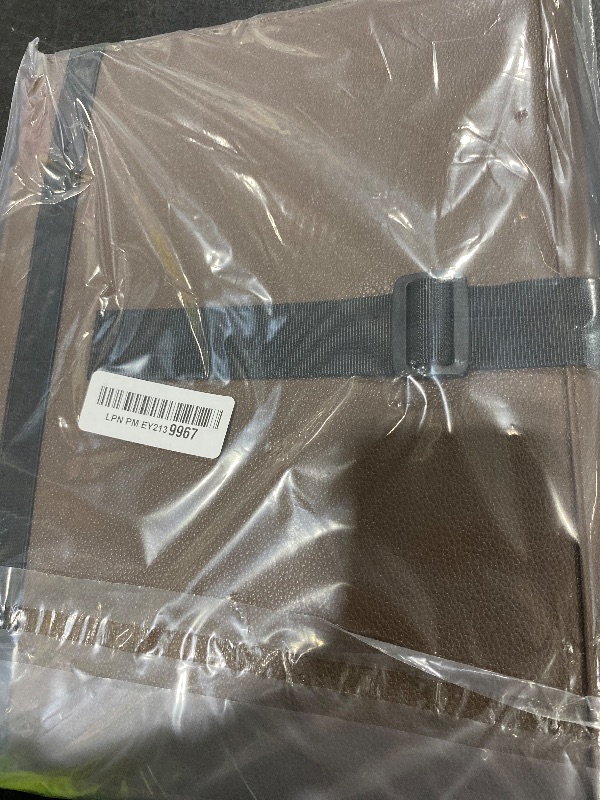 Photo 1 of YOTINO Choir Folder, 3 Ring Choral Muisc Folder with Hand Strap, 13"X10.2" Sheet Music Folder Brown PU Leather Large Capacity Choir Folder for Marching Band Piano Fits Letter Size 8.5 X 11 Inch