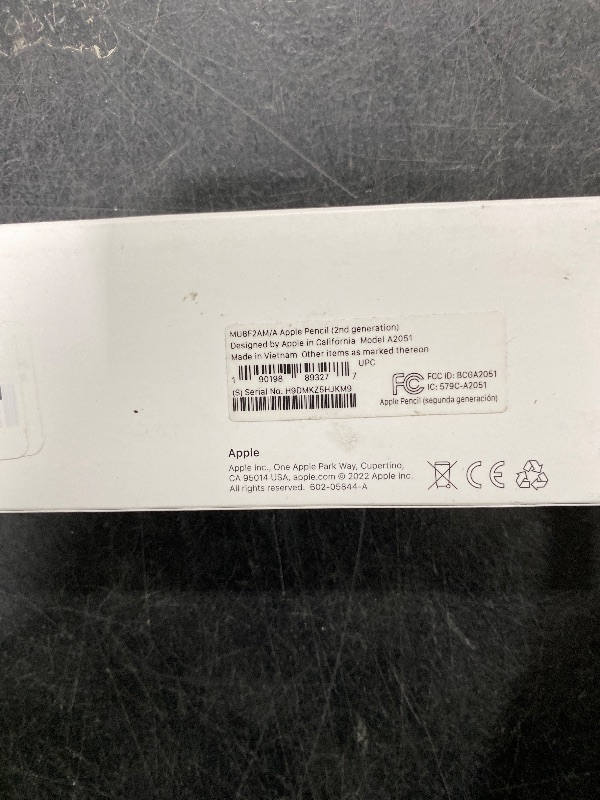 Photo 1 of Apple Pencil (2ND Generation) (MU8F2AM/A)