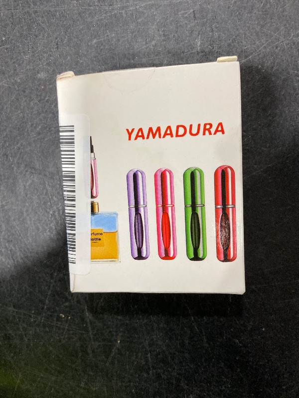 Photo 1 of Yamadura Mini Refillable Perfume Portable Atomizer Bottle Refillable Perfume Spray, Refill Pump Case for Traveling and Outgoing (5ml, 4 Pack) 4