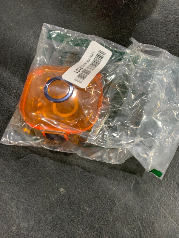 Photo 1 of [Upgrade Secure Lock] for Beats Powerbeats Pro 2 2025 Case Cover with Cleaner Kit, AGENTNANO Clear TPU Shockproof Protective Cover with Beats Powerbeats Pro 2 Charging Case with Carabiner-Clear Orange