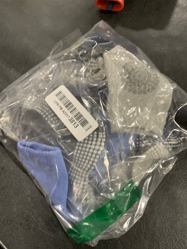 Photo 1 of 10 Pairs Baby Crawling Anti-Slip Knee Pads and Anti-Slip Baby Socks Set Unisex Toddler Knee Protectors Non Slip Ankle Socks (Chic Colors)