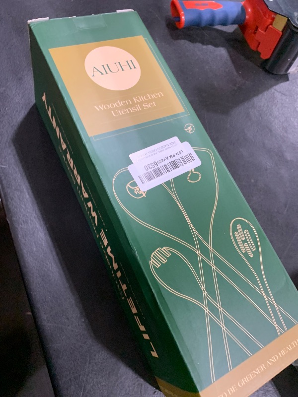 Photo 1 of 10 Pack Wooden Utensils for Cooking, Wood Utensil Set for Kitchen, Teak Wooden Spoon for Cooking, Non-Stick Spatula Ladle