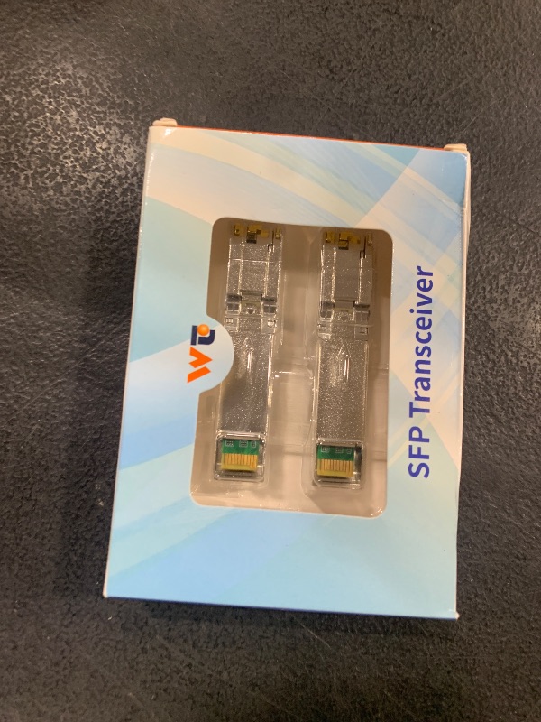 Photo 1 of 10G SFP+ to RJ-45 Transceiver, 1.25/2.5/5/10G-T Copper SFP+ CAT6a Module, Auto-Negotiation, Up to 30m, for Cisco SFP-10G-T-S, Ubiquiti UniFi UF-RJ45-10G, Meraki, TP-Link, Mikrotik, Netgear and More