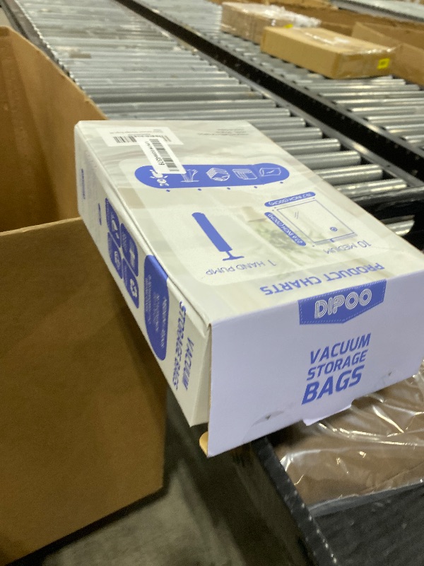 Photo 1 of 10 Pack Medium Vacuum Storage Bags with Hand Pump, 80% Storage Space Saving, Sturdy Leak-Free Space Saver Vacuum Seal Bags for Clothing, Vacuum Compression Bags for Travel Lugggage