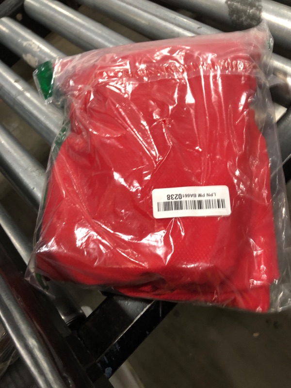 Photo 1 of 1 Set of Men's Reversible Basketball Jersey and Shorts, Double-Sided Custom Athletic Uniforms for Team Sports Practice (Red/White, Large)